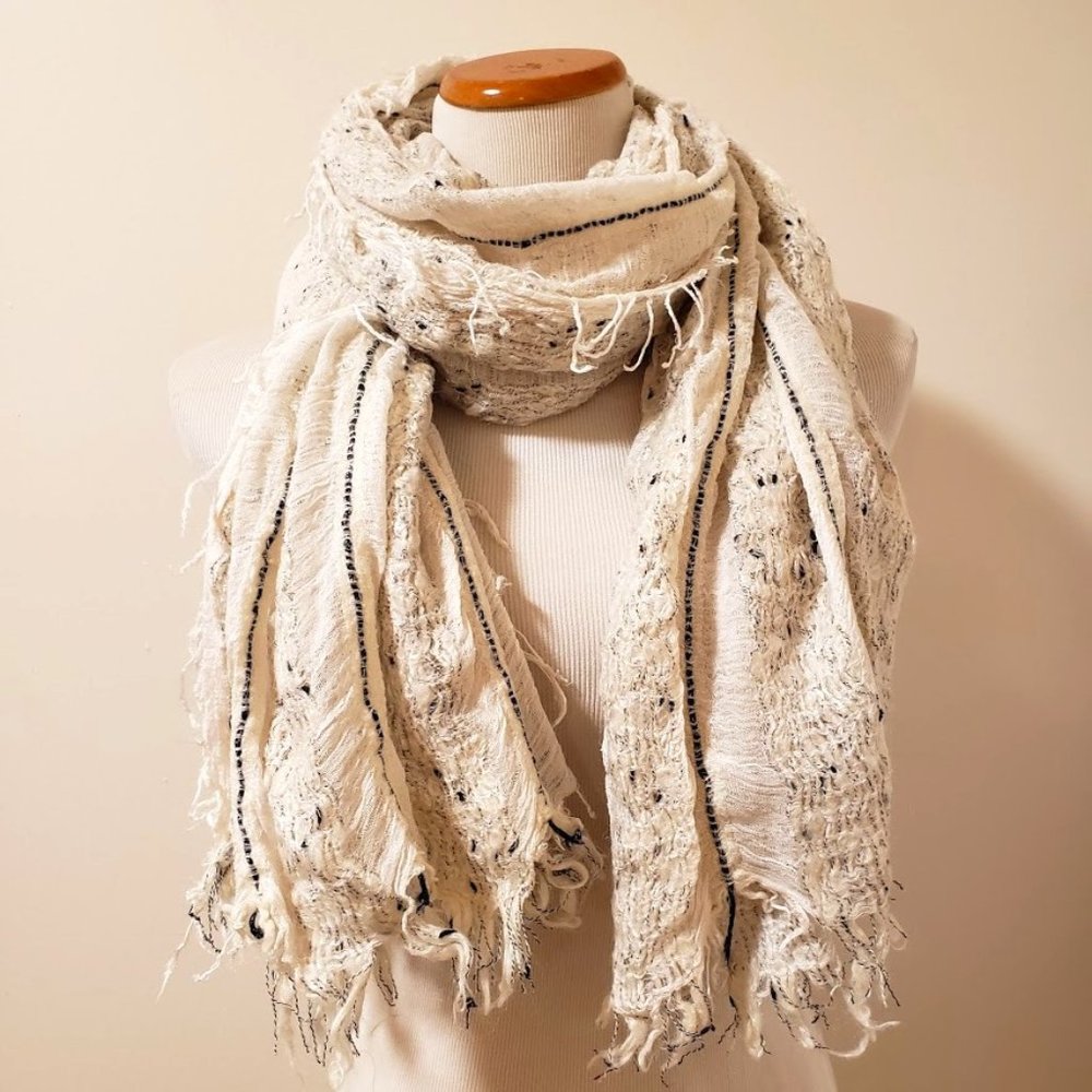ZARA CREAM SCARF